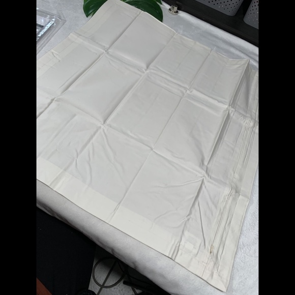 NIB Hotel Collection Contrast Flange (1) European Sham in 2 Tone Pear - Picture 8 of 12